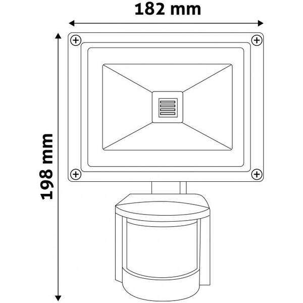 LED reflektor 20W NW 4000K 1200lm sa senzorom - Slika 2