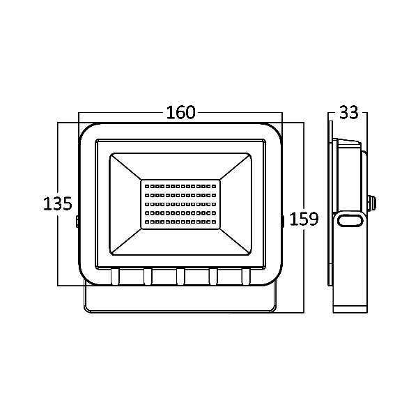 Led reflektor 30W-GRY-ZELENA-IP65 - Slika 4