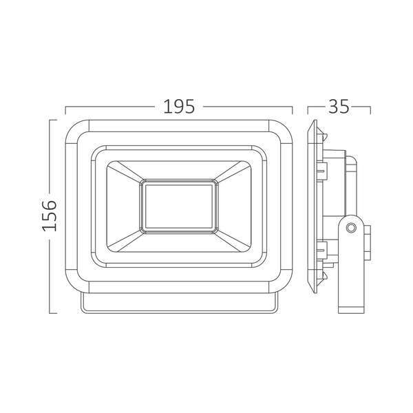 Led reflektor 50W-IP65 - 4000K - Slika 4