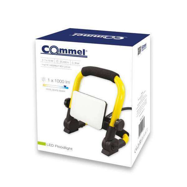 LED reflektor na stalku 6500K IP44 crno/žuti 1000lm - 50W - Slika 2