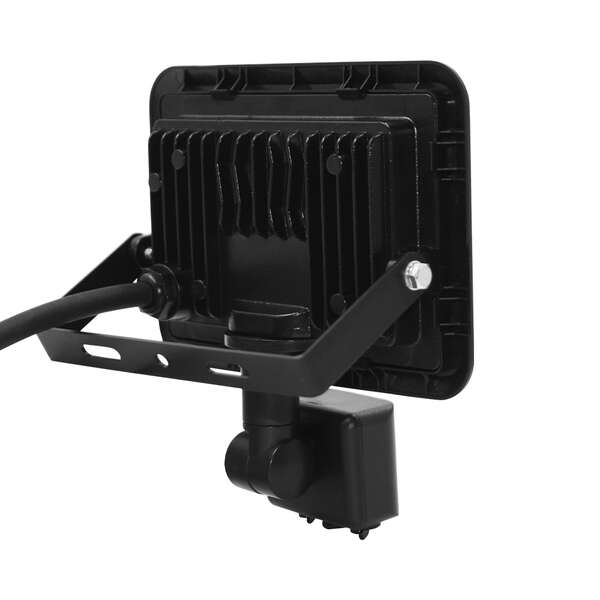 Led reflektor sa senzorom, crni, 30W-6500K-IP54 - Slika 3