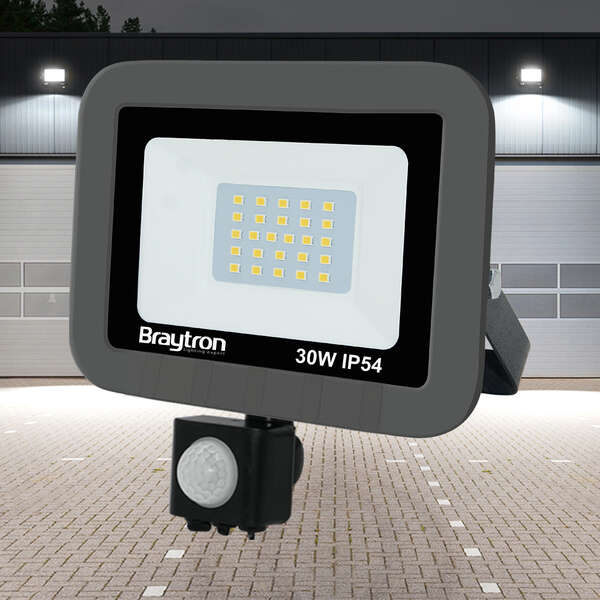 Led reflektor sa senzorom 30W-GRY-3000K-IP65 - Slika 2