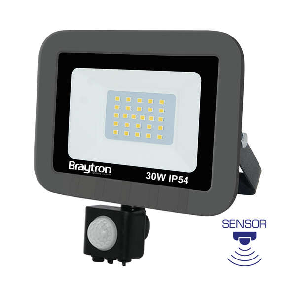 Led reflektor sa senzorom 30W-GRY-3000K-IP65 - Slika 1