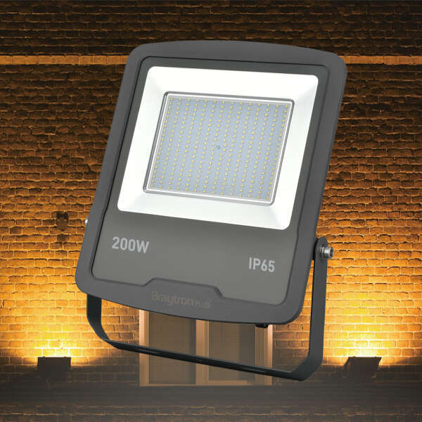 Led reflektor sivi 200W-IP65 - 6500K - Slika 2