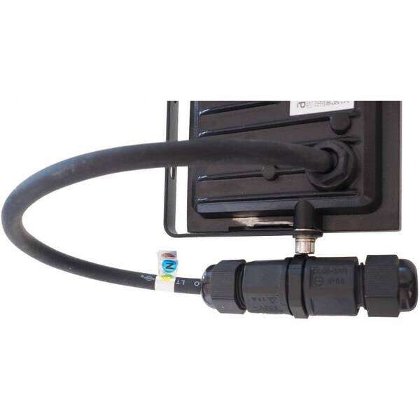 LED reflektor SMD quick conn. 10W 4000K NW 800lm crna - Slika 2