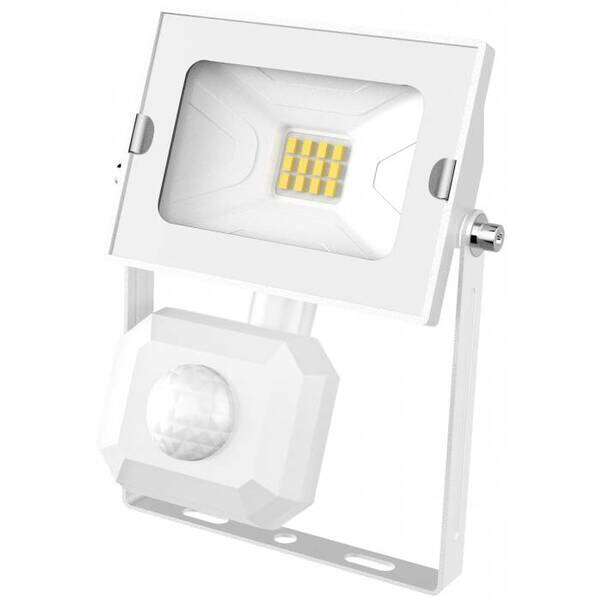 LED reflektor SMD tanki 10W NW 4000K sa senzorom beli - Slika 1