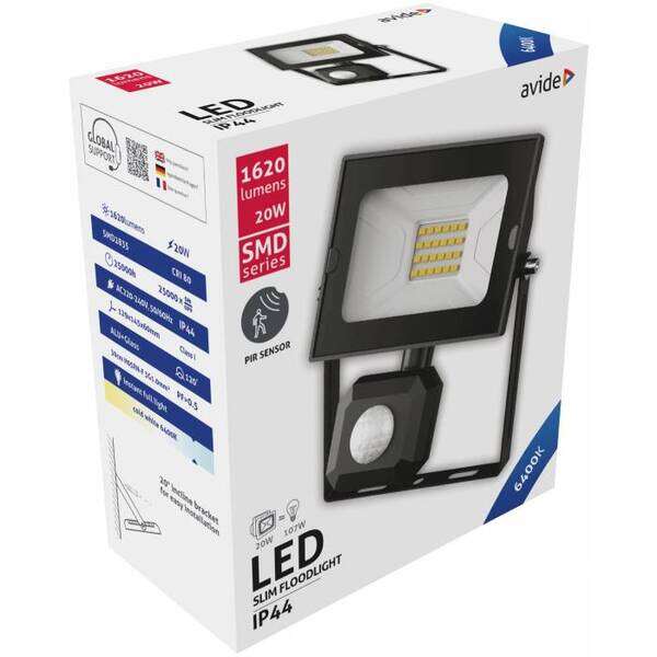 LED reflektor SMD tanki 20W CW 6400K sa senzorom - Slika 2