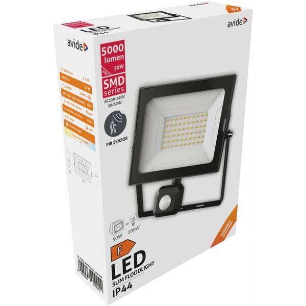 LED reflektor SMD tanki 50W NW 4000K sa senzorom - Slika 2
