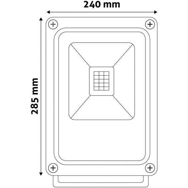 LED reflektor tanki 50W CW 6400K - Slika 3