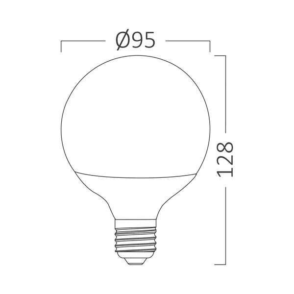 LED sijalica 14W 3000K, E27 - Slika 3