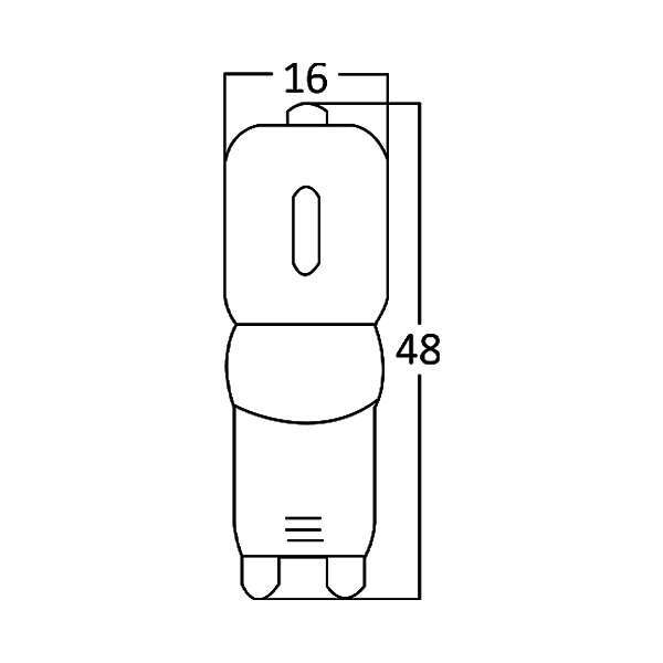 LED sijalica 3W 6500K G9, dimabilna - Slika 3