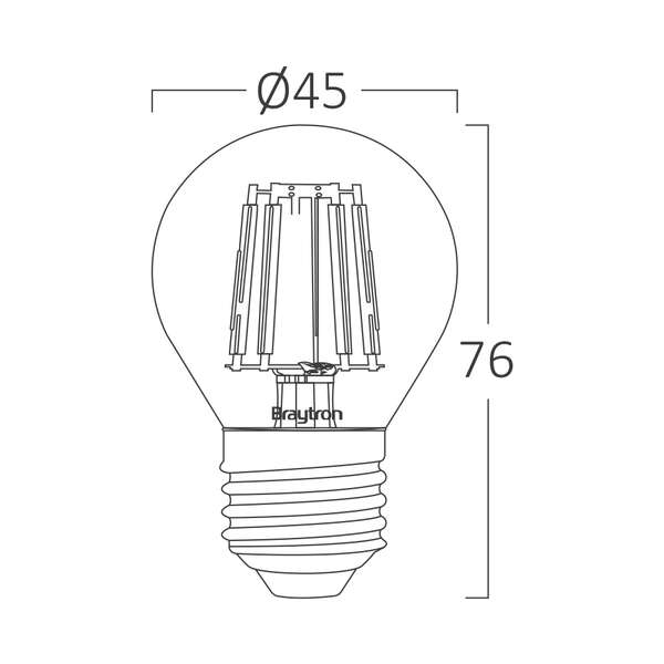 LED sijalica 4W, E27, 2700K - Slika 4