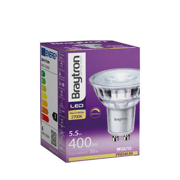 LED sijalica 5,5W 2700K GU10 dimabilna - Slika 3