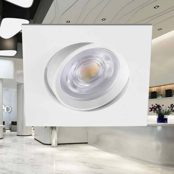 LED spot svetiljka dimabilna 7W, 3U1 kvadratna bela - Slika 2