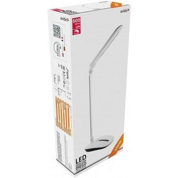 LED stona lampa dimabilna sa adapterom 10W 5000K bela Avide - Slika 2