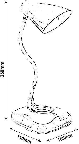 LED stona lampa USB 3.2W 4000K Avide - Slika 3