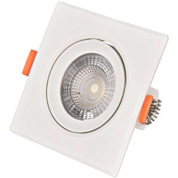 LED ugradna kvadratna spot lampa 5W 4000K Bela - Slika 1