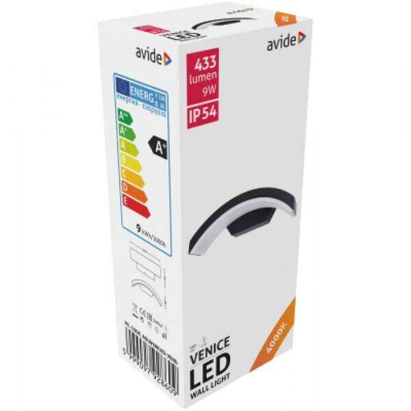 LED vanjska zidna lampa Venice 9W 4000K NW IP54 - Slika 2