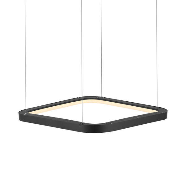 Led visilica kvadratna crna 36W-3U1-IP20 - Slika 3