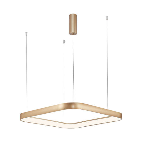 Led visilica kvadratna zlatna 46W-3U1-IP20 - Slika 1