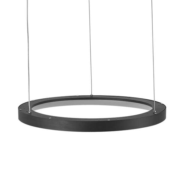 Led visilica okrugla crna 36W-3U1-IP20 - Slika 3