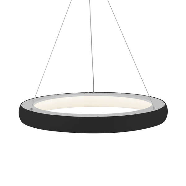 Led visilica okrugla crna 46W-3U1-IP20 - Slika 3