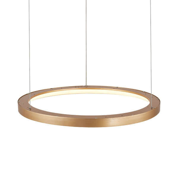 Led visilica okrugla zlatna 36W-3U1-IP20 - Slika 3