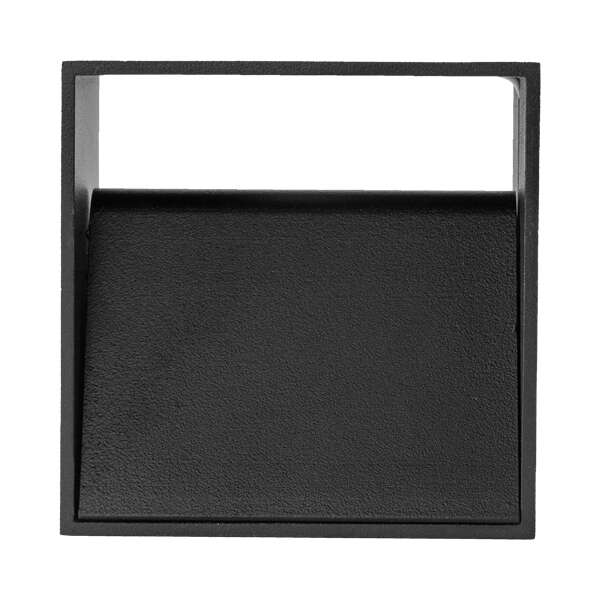 Led zidna svetiljka kvadratna crna 8W 3000K - Slika 3