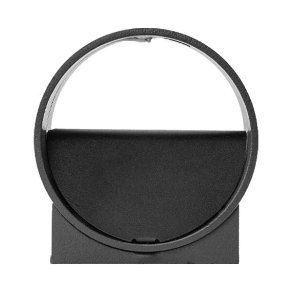 Led zidna svetiljka okrugla crna 8W 3000K - Slika 4