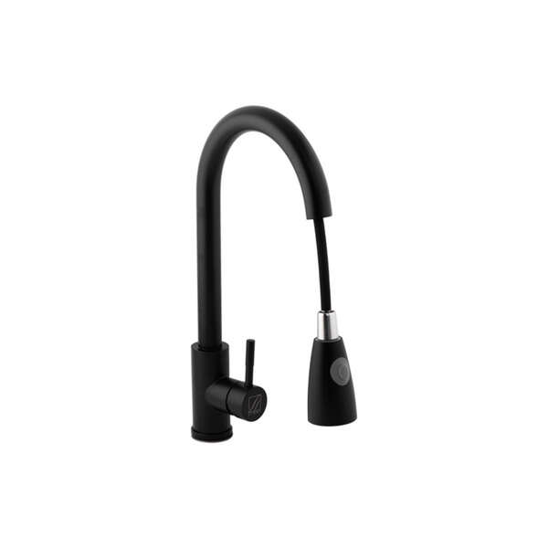 Slavina za sudoperu KITCHEN 005 black LINNI - Slika 3