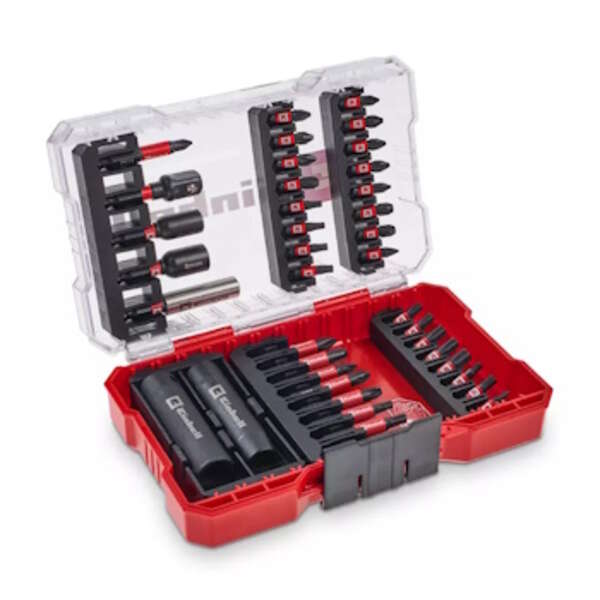 M-CASE set Impaktor nastavaka i nasadnih ključeva E6.3 1/4" 39/1 Einhell - Slika 1