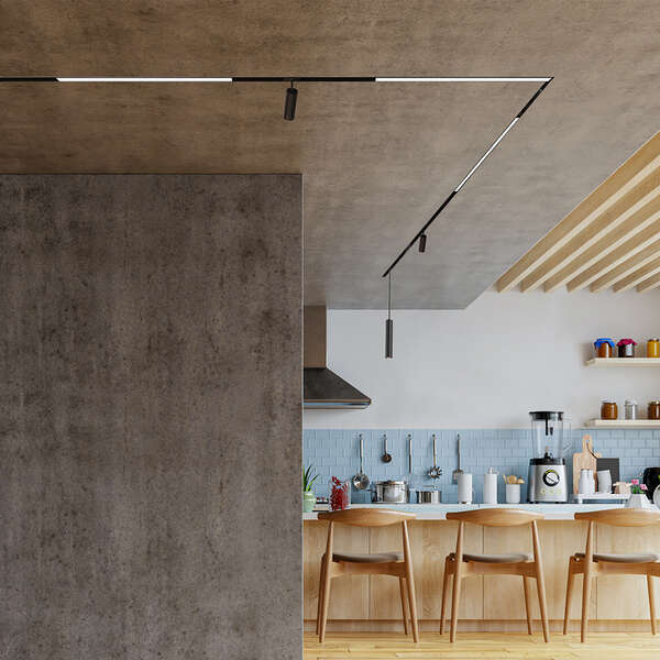 Magnetna linearna svetiljka 10W 4000K crna - Slika 2