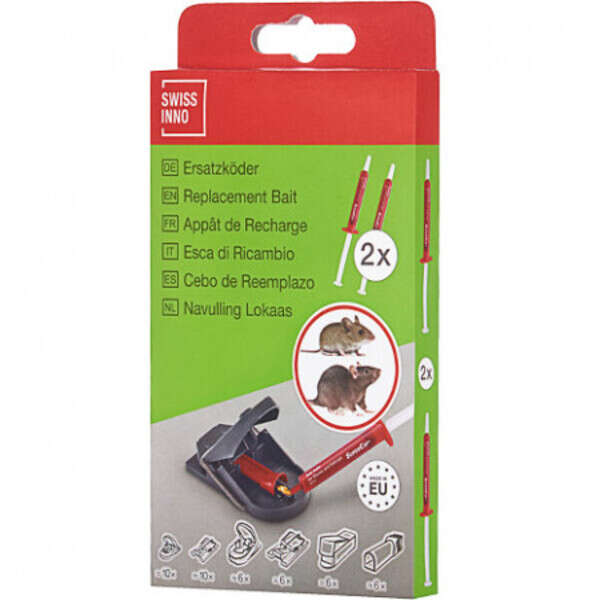 Mamac za mišolovku i pacolovku u špricu 2kom. Swissino Solutions - Slika 1