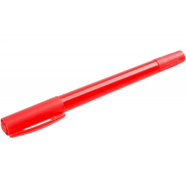 Marker permanentni tanki dvostrani - crveni LEVIOR - Slika 2