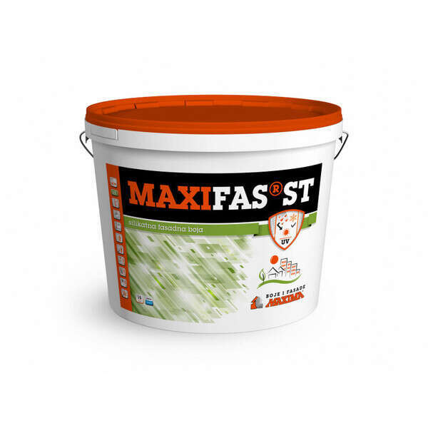 MAXIFAS ST SILIKATNA fasadna boja 15l - Slika 1