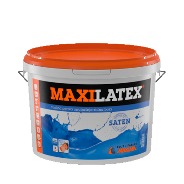 Maxilatex mat vinilna periva unutrašnja zidna boja BELA 5l - Slika 1