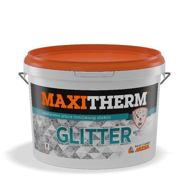 MAXITHERM Glitter svetlucavi granulat lomljenog stakla 8kg - Slika 1