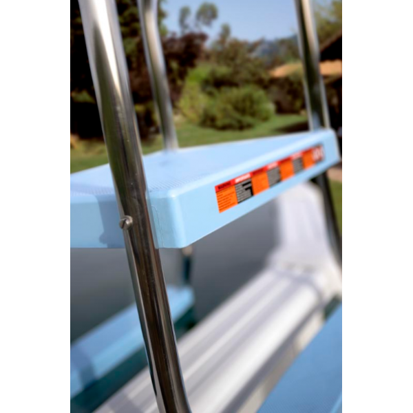 Merdevine nadzemne SP4+4 H1367mm AISI 304 -4step plasticni - Slika 3