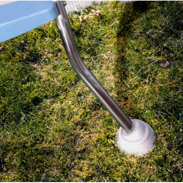 Merdevine nadzemne SP4+4 H1367mm AISI 304 -4step plasticni - Slika 2