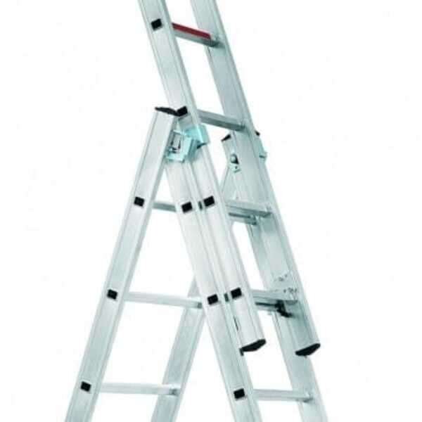 Merdevine trodelne alu 14 gazišta ALPOS - Slika 2