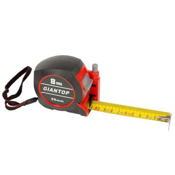 Merna traka 8m x 25mm sa markerom - Slika 1