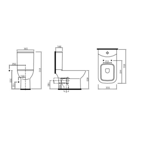 Monoblok QUADRO LINNI S/P soft close - Slika 2