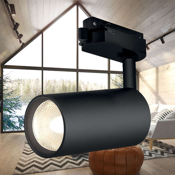 Monofazni šinski reflektor crni GU10 - Slika 2