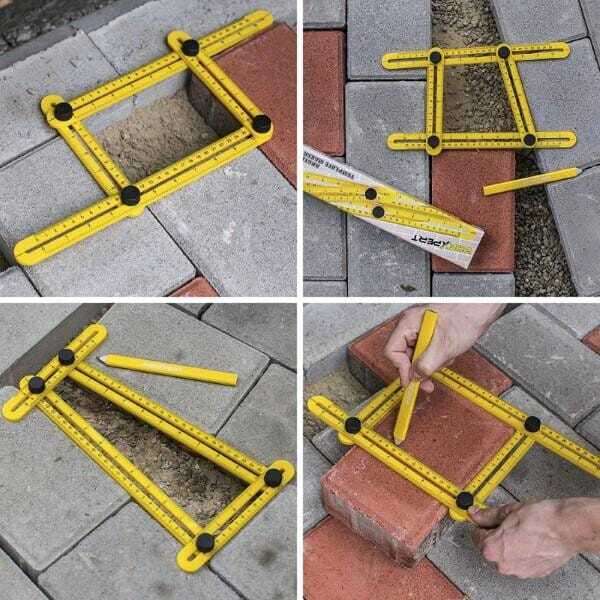 Multifunkcionalni ugaoni lenjir 250x120mm LEVIOR - Slika 2