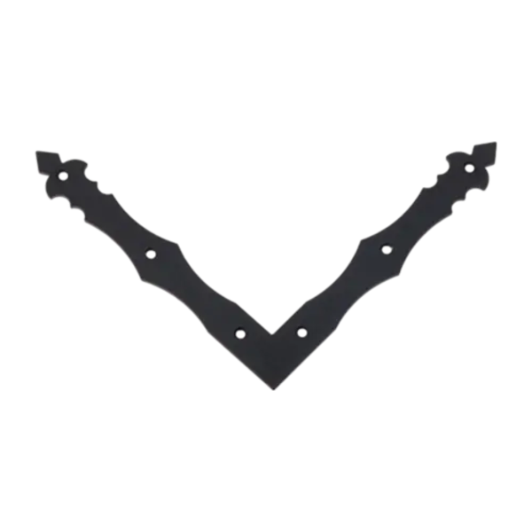 NAD 2 Dekorativni ugaonik 200x200x30x3,0 mm crn - Slika 1