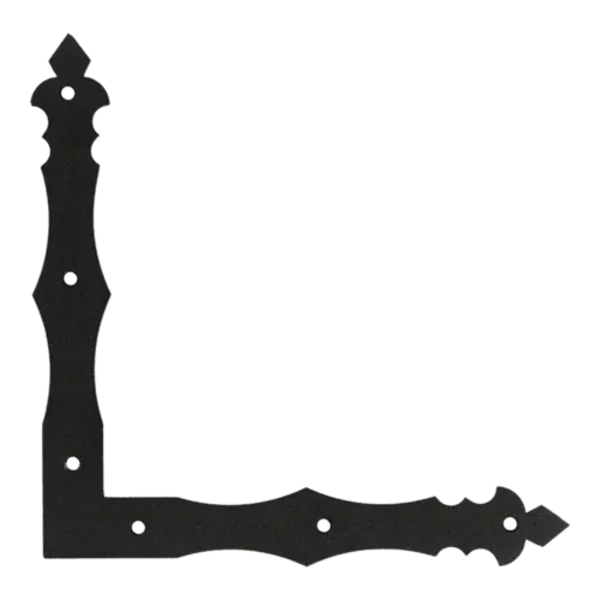 NAD 4 Dekorativni ugaonik 300x300x40x4,0 mm crni - Slika 1