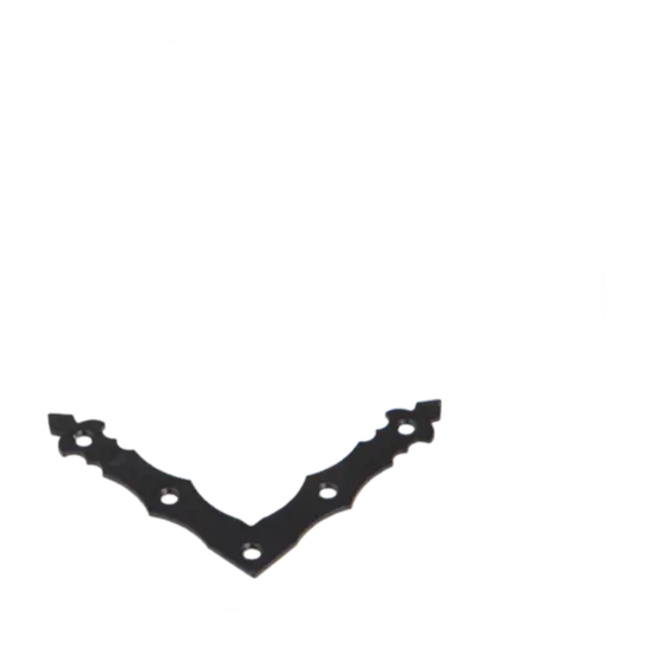 NAD 8 Dekorativni ugaonik 100x100x15x2,0 mm crni - Slika 1