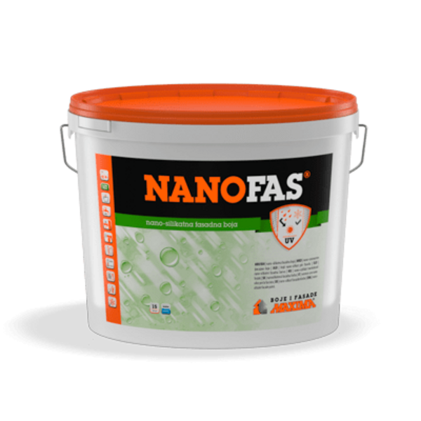 NANOFAS nano-silikatna fasadna boja 15l - Slika 1
