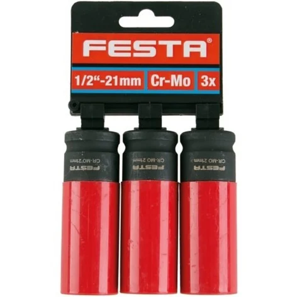 Nasadni ključ - gedore za alu felne 1/2" - 21mm 3kom. FESTA - Slika 1