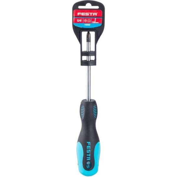 Odvijači krstasti PH0*75mm CrV FESTA - Slika 2